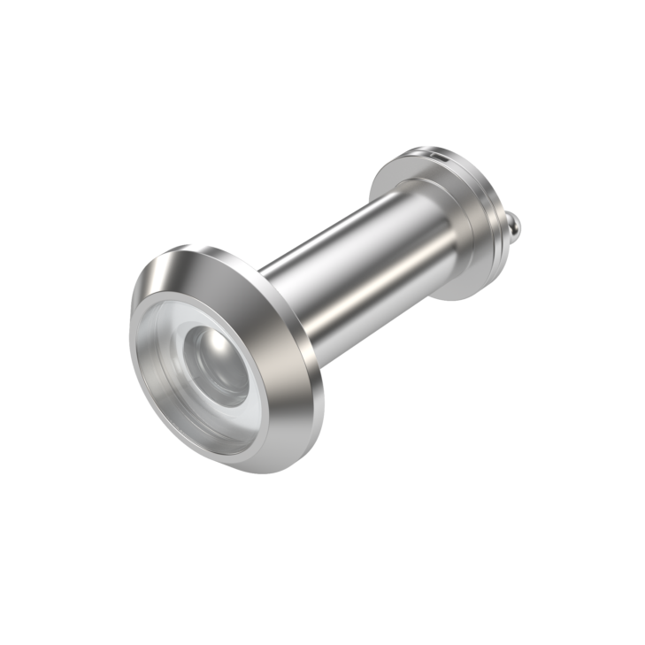 Door viewer, 38-68 mm, dull chrome-plated