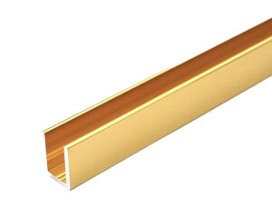 RG-9540 U-profile for shower walls-gold